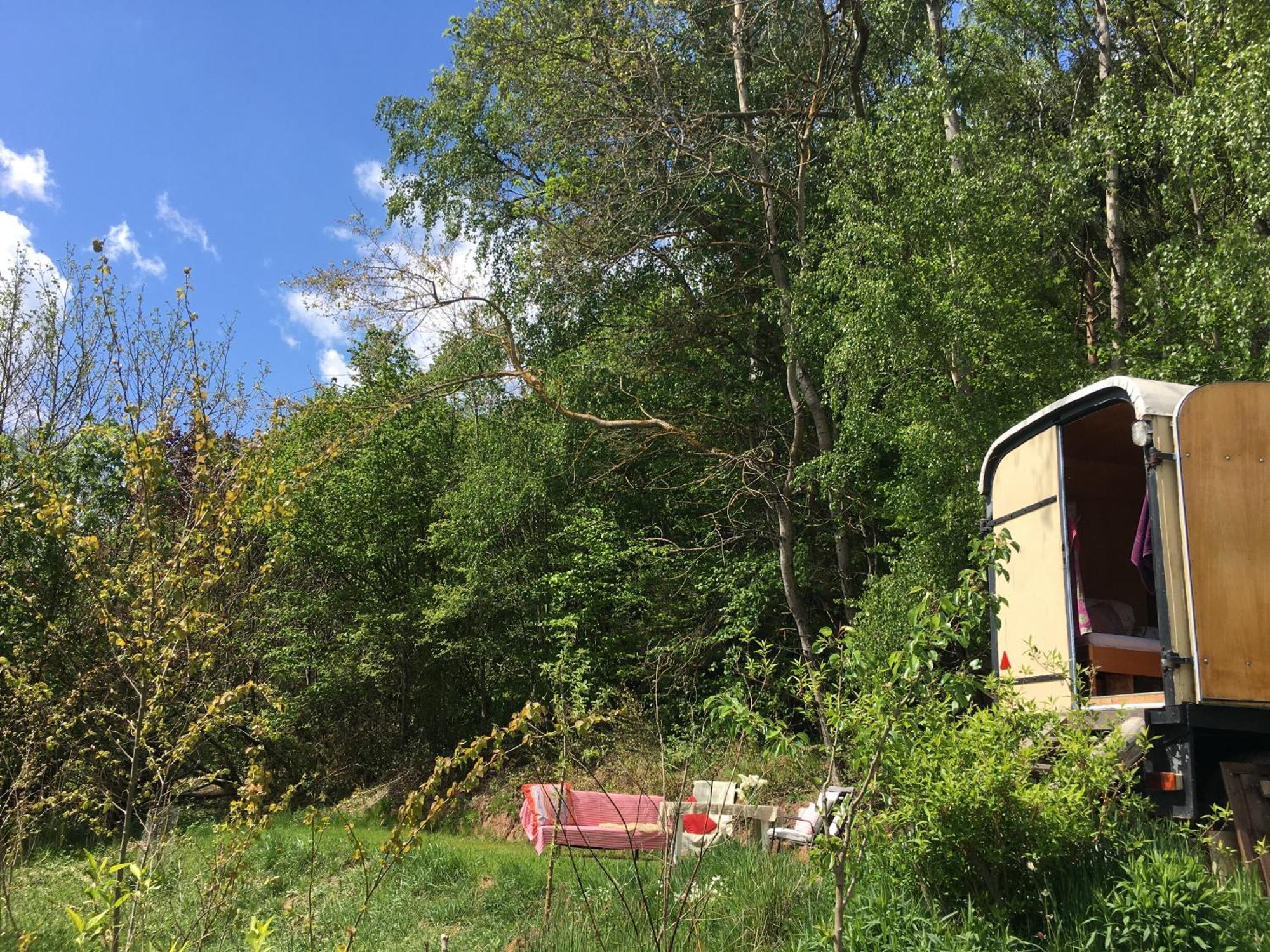 Kuscheliger Zirkuswagen Im Wildgarten Вітценгаузен Екстер'єр фото